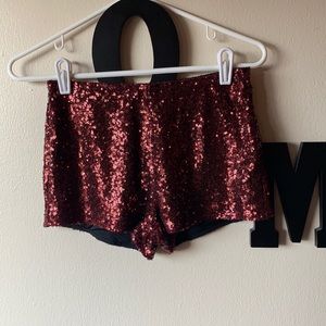 NWOT Women’s Sequin Shorts Size S
